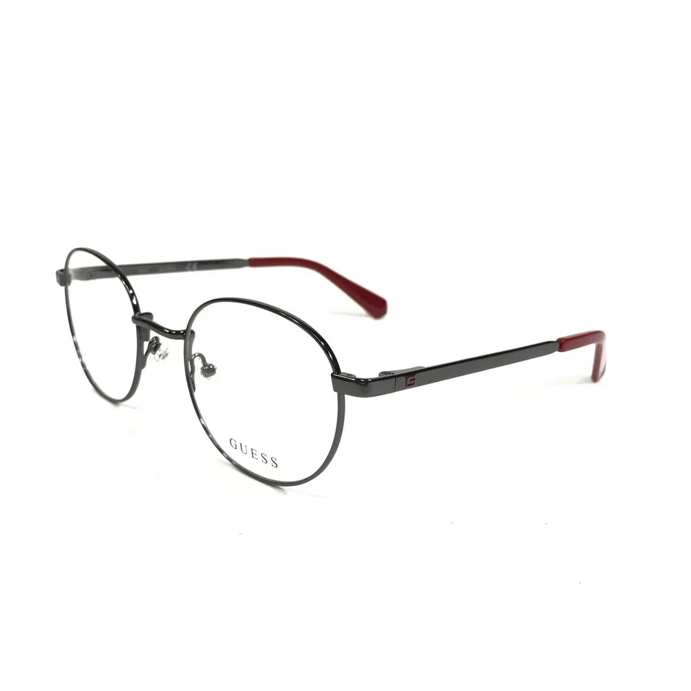 Guess Eyeglasses Frames GU1969 006 Grey Round Full Wire Rim 50-21-145